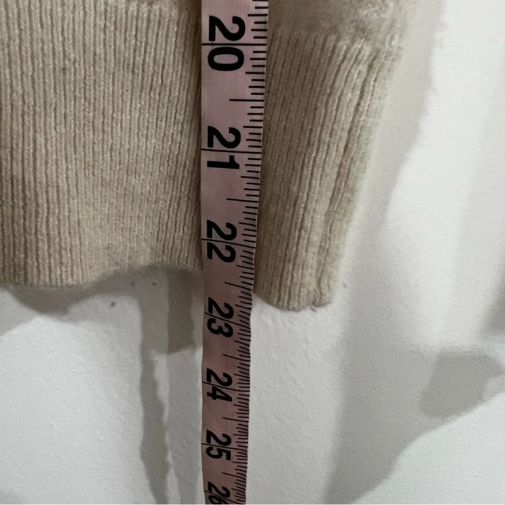 QUINCE‎ 100% Cashmere V-Neck Sweater ivory Women’s XS timeless quiet luxury - Picture 10 of 10